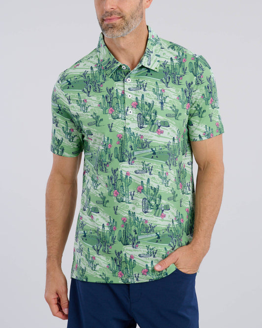 Pretty Big Dill Polo: Green / L Men's