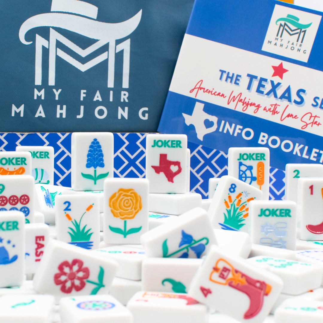 THE TEXAS SERIES  |  Mesquite White Mahjong with Lone Star Flair