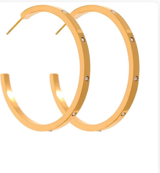 Kylie Hoop Earrings