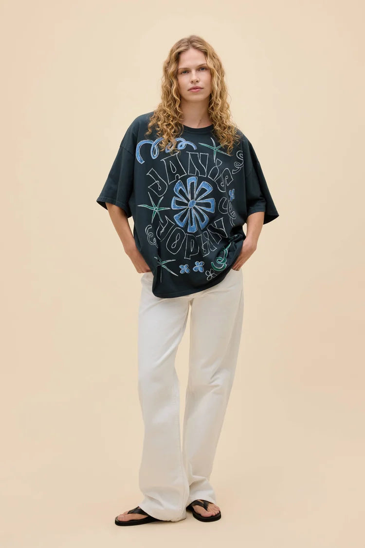 Janis Joplin 1969 Doodles Tee - ONE SIZE