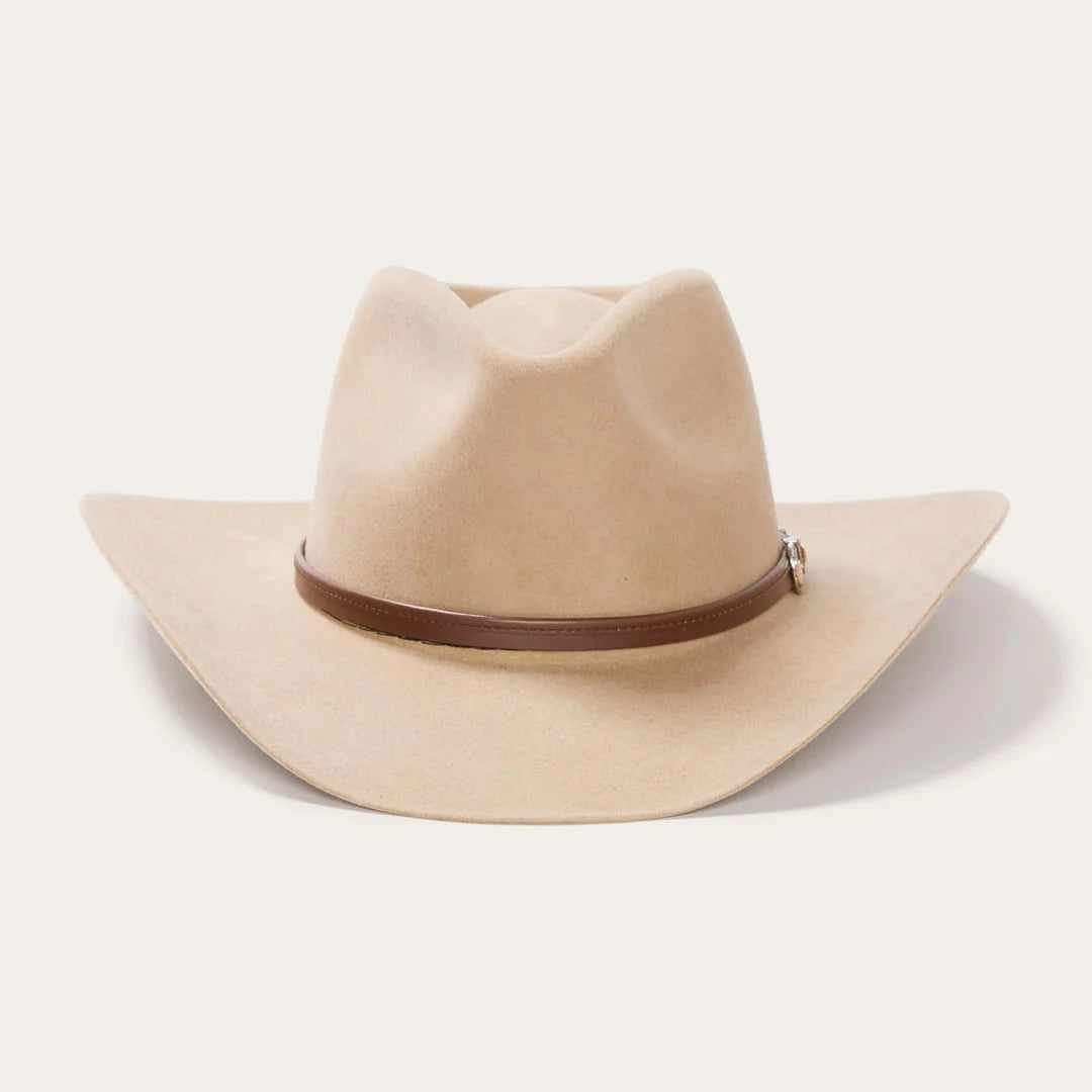 Stetson 4X Seneca Silver Sand Buffalo Collection Felt Cowboy Hat