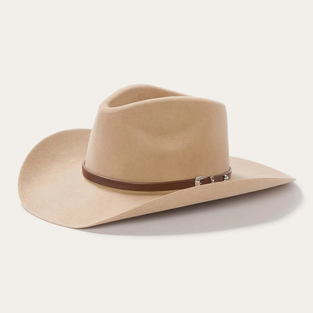 Stetson 4X Seneca Silver Sand Buffalo Collection Felt Cowboy Hat