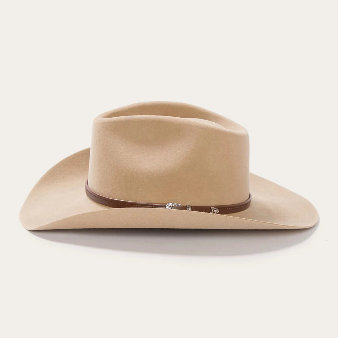 Stetson 4X Seneca Silver Sand Buffalo Collection Felt Cowboy Hat