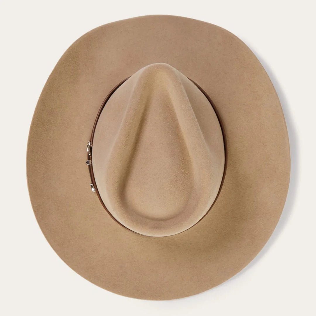 Stetson 4X Seneca Silver Sand Buffalo Collection Felt Cowboy Hat