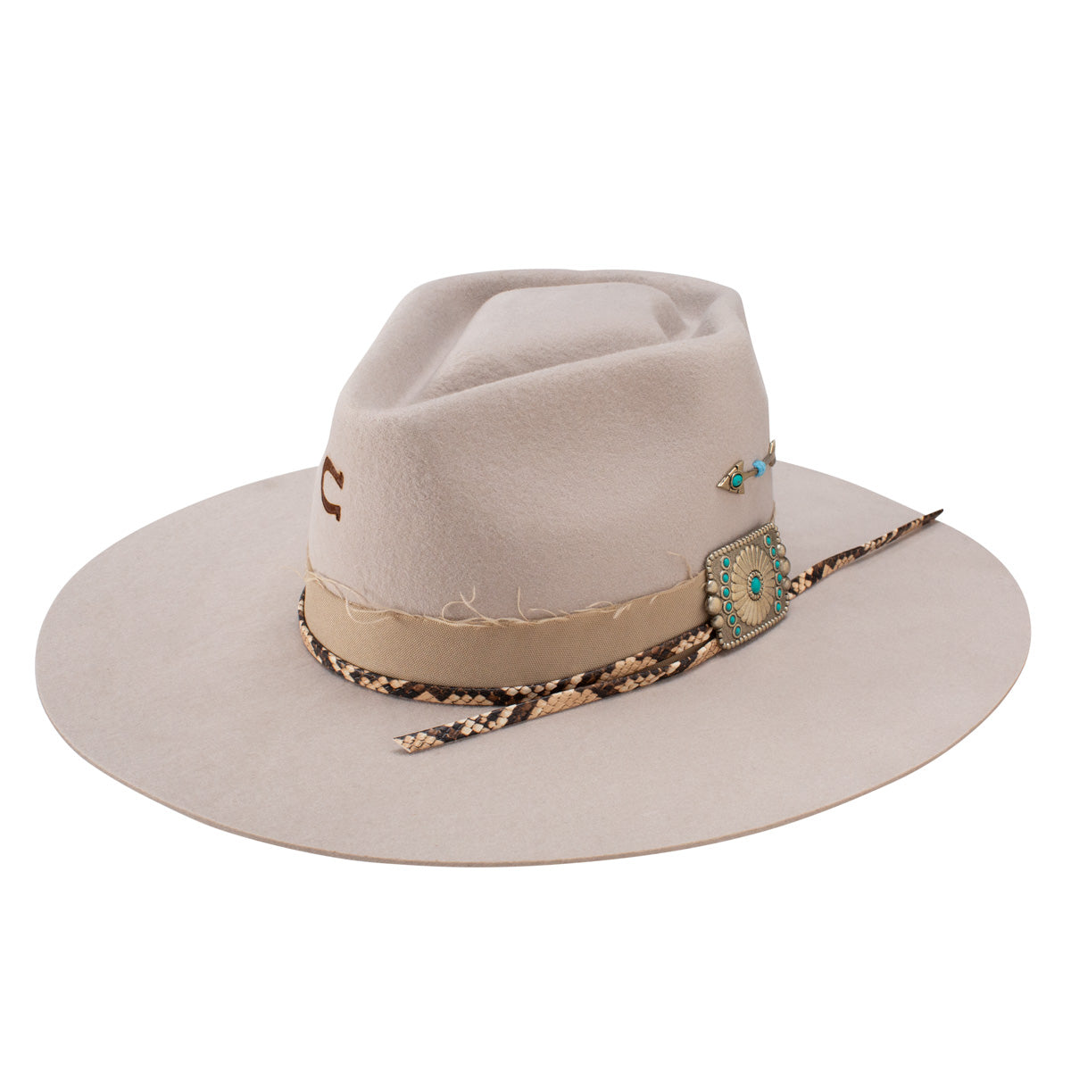 Charlie 1 Horse Spearpoint Wool Rancher Hat