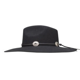 Charlie 1 Horse Black Traveler Wool Rancher Hat