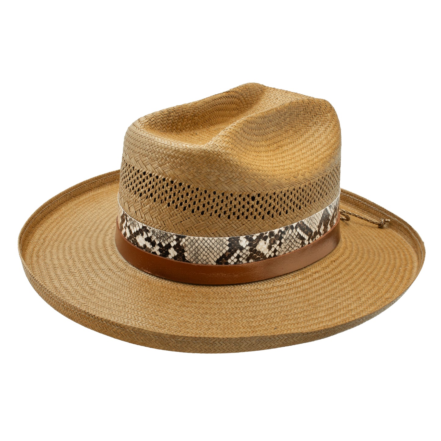 Stetson Cognac Gafton Straw Hat