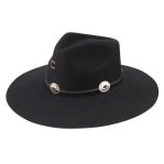 Charlie 1 Horse Black Traveler Wool Rancher Hat