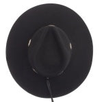 Charlie 1 Horse Black Traveler Wool Rancher Hat